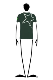 T-shirt d'escalade homme "Superstar" vert forêt HASH de Monvic