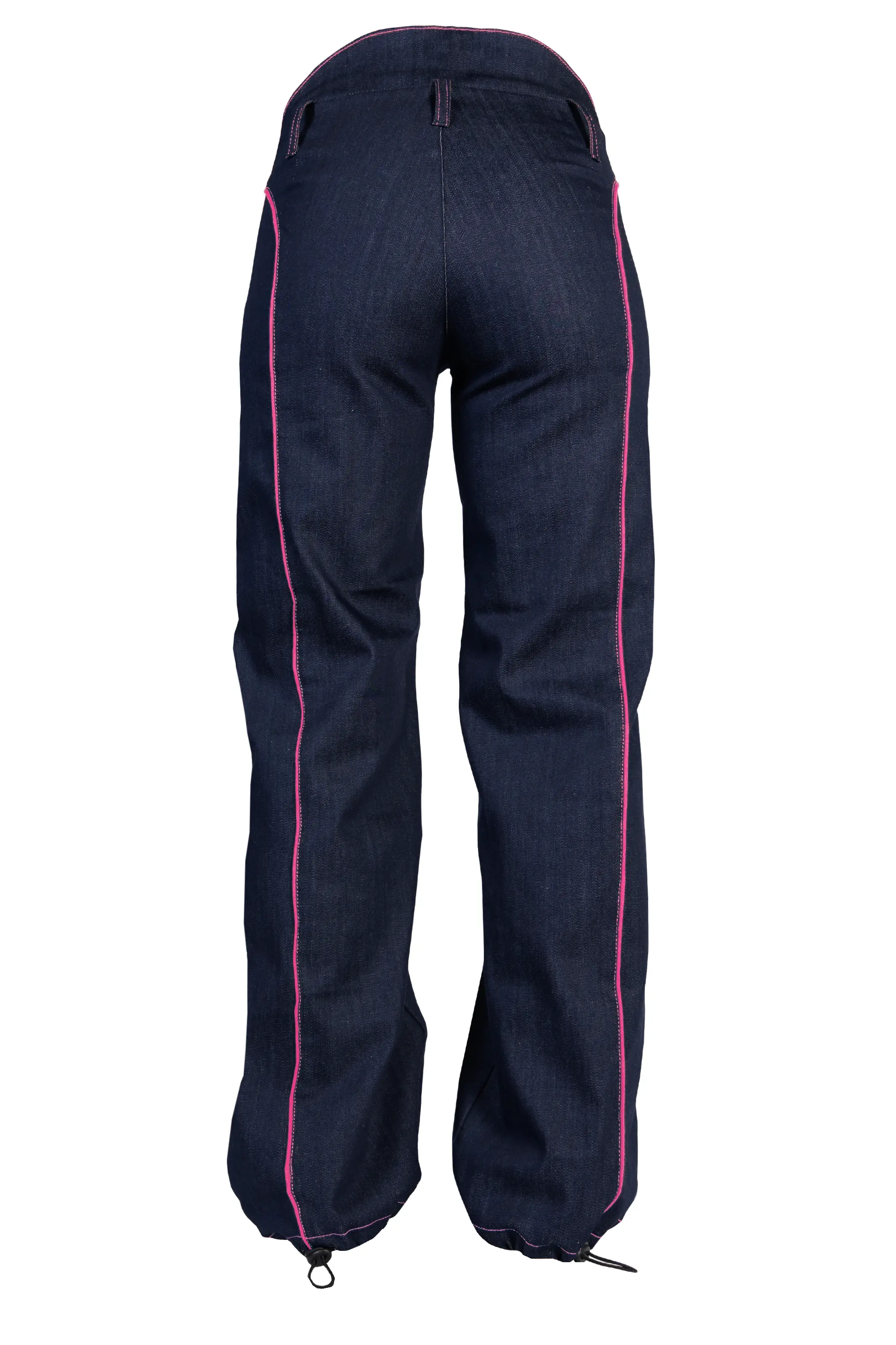 Women's climbing jeans denim pink profile KATY Monvic