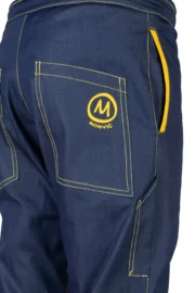 Men's climbing jeans - denim - yellow stitching - GERONIMO Monvic