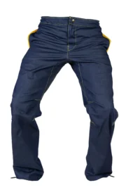 Jeans climbing uomo - denim - cuciture gialle - GERONIMO Monvic