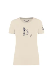 T-shirt Femme "My dog and I" personnalisé SHARON ORGANIC – Image 3