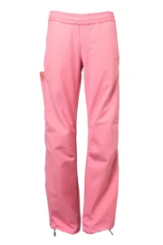 pantalone arrampicata sportiva donna - rosa fluo - cotone elasticizzato - VIOLET MONVIC