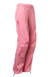 women's sport climbing pants - fluo pink - stretch cotton - VIOLET MONVIC