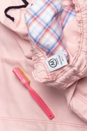 pantalone arrampicata sportiva donna - rosa chiaro VIOLET MONVIC cotone elasticizzato