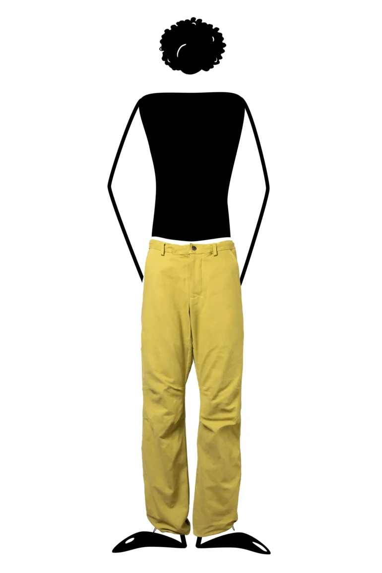 Men's climbing pants - stretchable trousers - lime green - BILLY 2 MONVIC