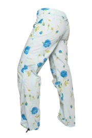 Pantalon d'escalade fleuri femme - bleu clair - VIOLET Monvic