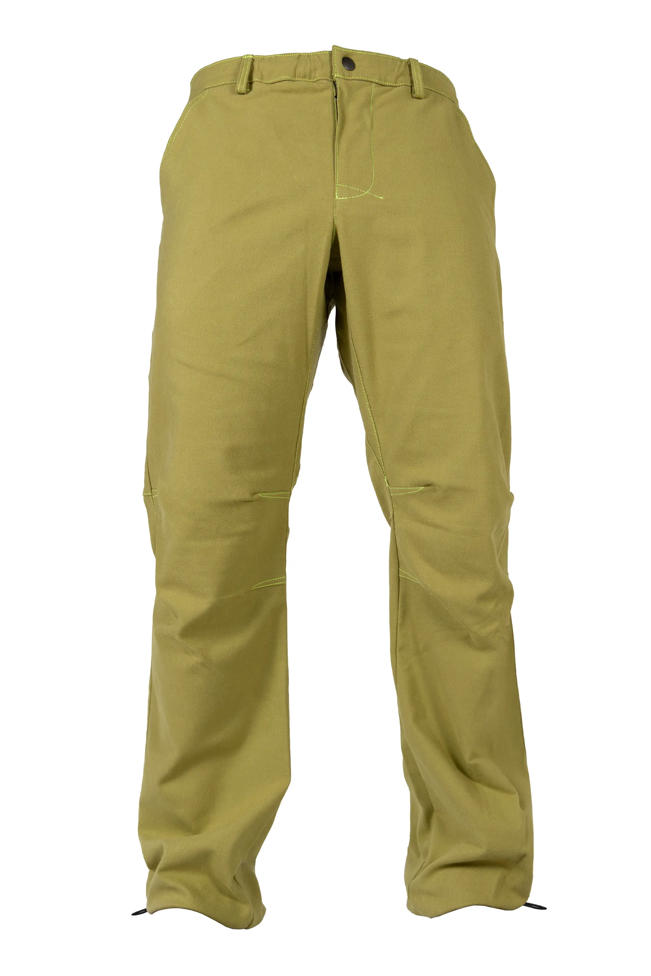 Pantalone arrampicata uomo - ultra elasticizzato - verde lime - BILLY 2 MONVIC