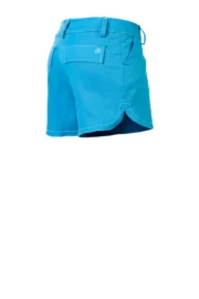 Short femme bleu ciel en coton stretch pour escalade et ville - STEFFY – Monvic