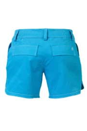 Women's light blue stretch cotton shorts STEFFY