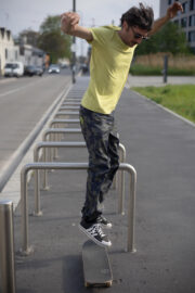Men's jeans camo BILLY 2 MONVIC denim - skateboard