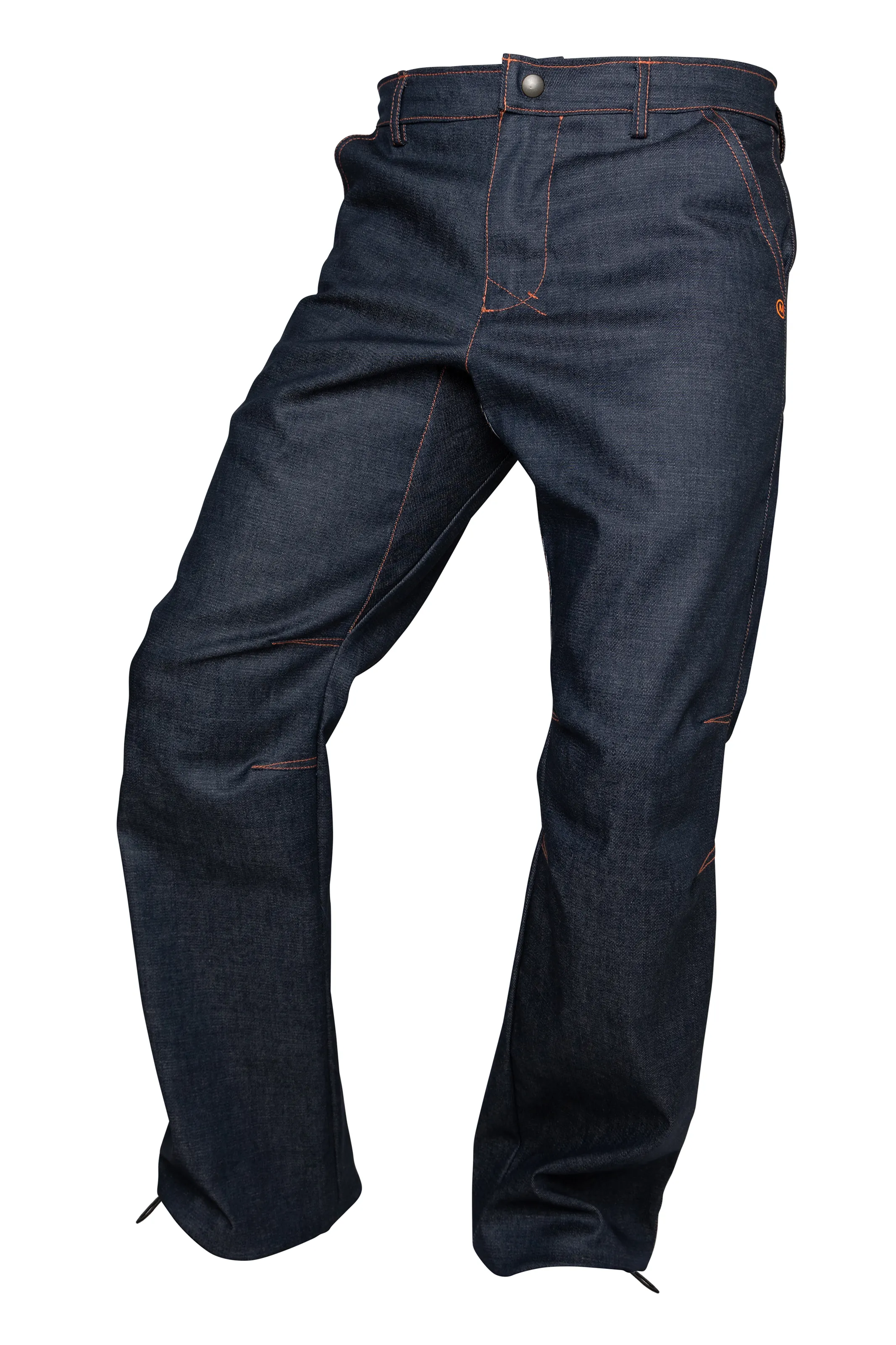 Men's climbing jeans - orange stitching - BILLY 2 Monvic