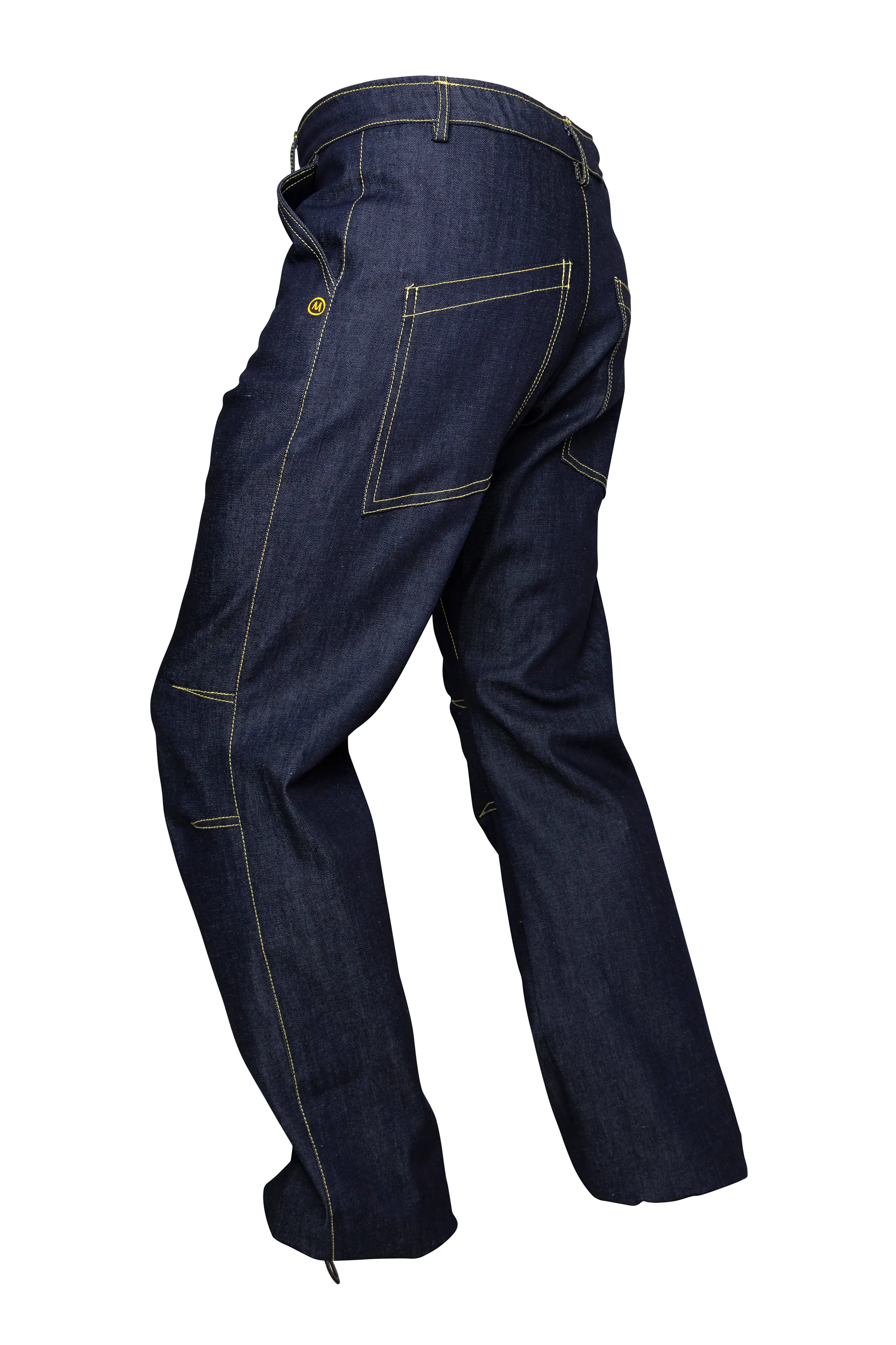 Men's climbing jeans - yellow stitching - BILLY 2 Monvic