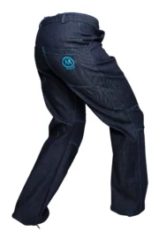 Jeans arrampicata uomo - denim - cuciture azzurre - BILLY 2 Monvic