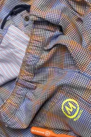 Pantalon d'escalade homme - tissu tartan arc-en-ciel - BILLY 2 - MONVIC