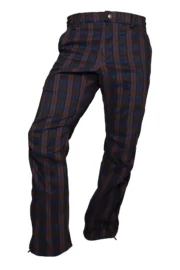 Ultra-elastic Prince of Wales trousers brown / blue / black - men - BILLY 2 Monvic