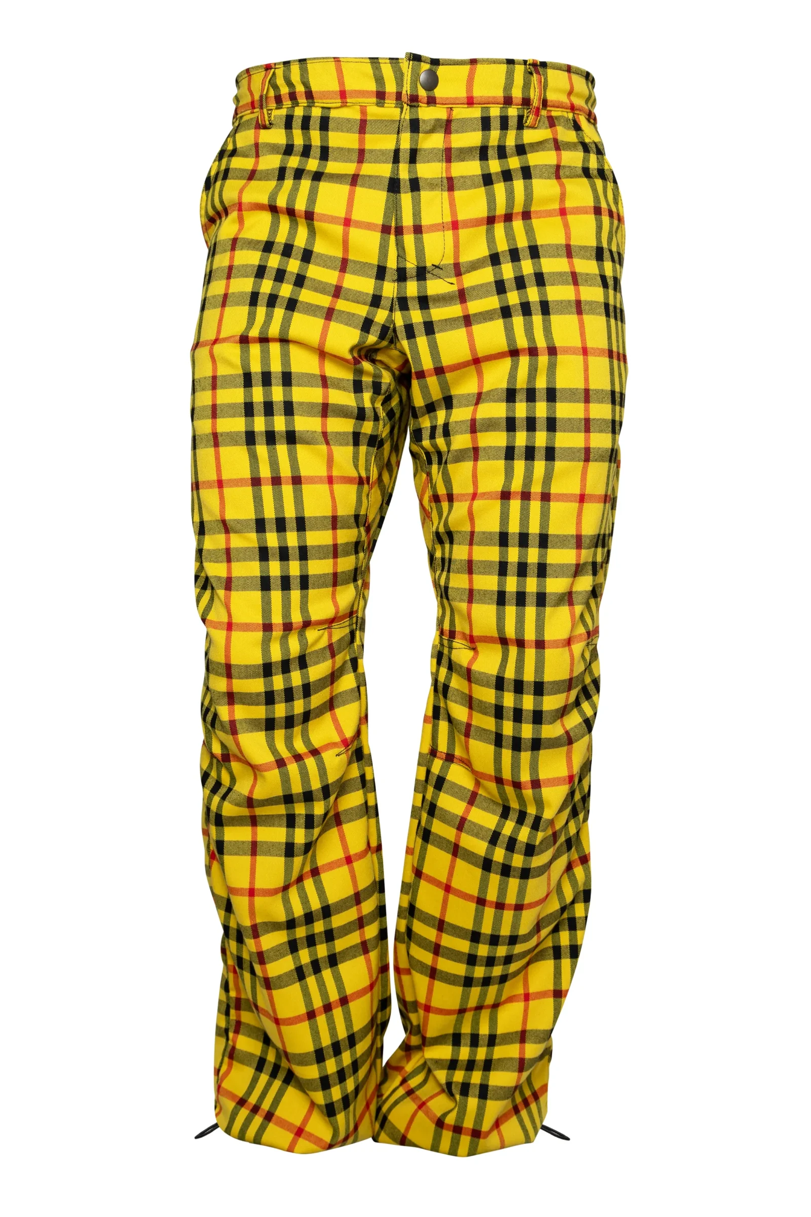Men's tartan climbing trousers - yellow / black / red checked - BILLY 2 Monvic