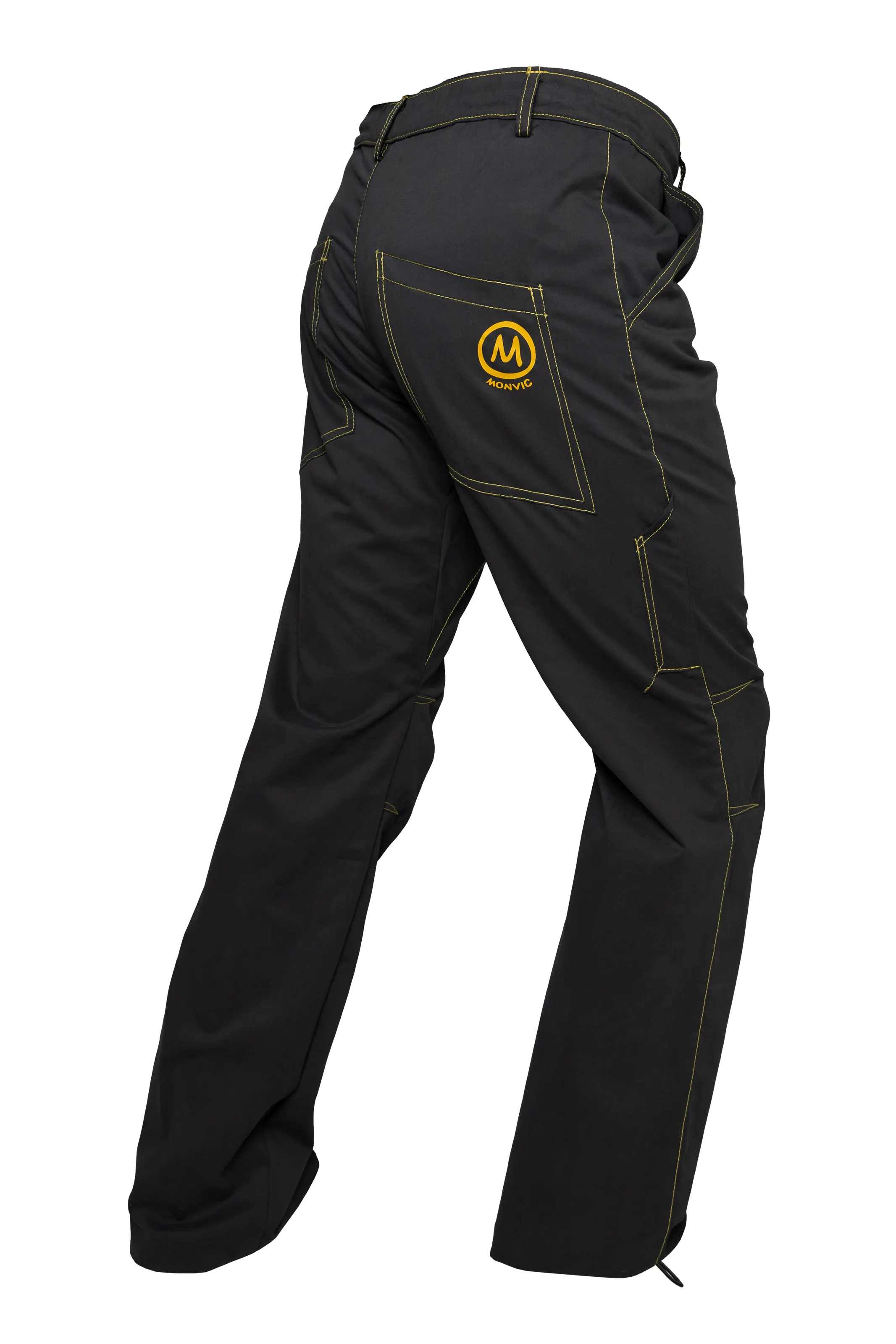 Pantalon d'escalade homme gris carbone - BILLY 2 Monvic