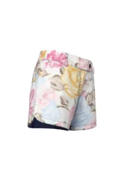 Short d'escalade femme en coton fleuri - STEFFY MONVIC