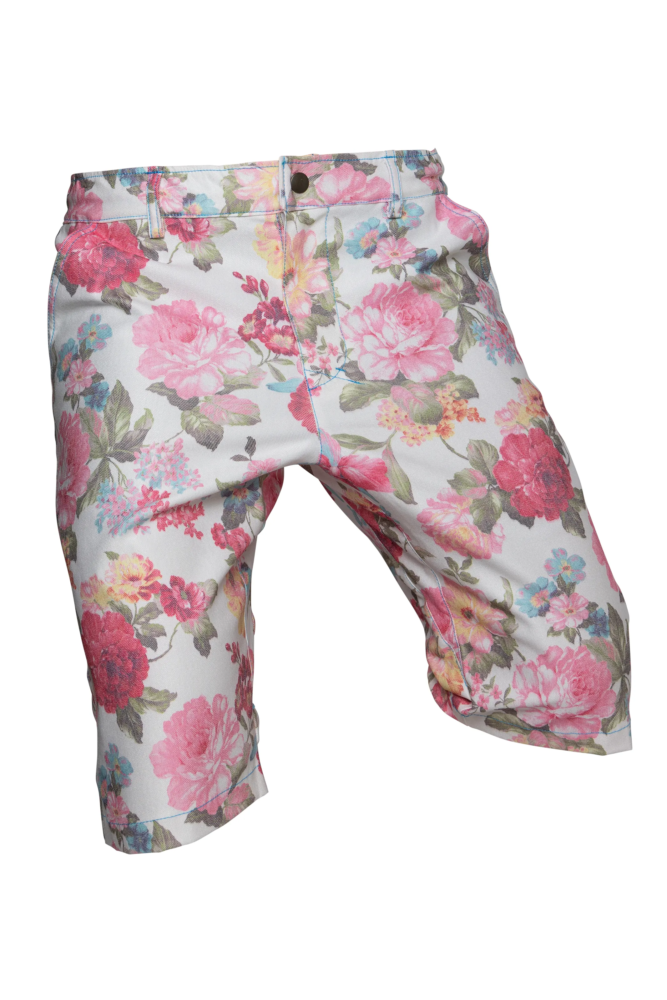 Pantalon court fleuri homme - ALO Monvic