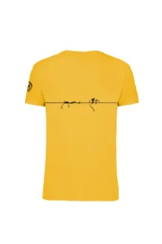 Men's Slackline t-shirt yellow HASH ORGANIC