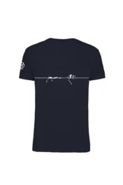 T-shirt slackline homme - bleu marine - Monvic HASH ORGANIC