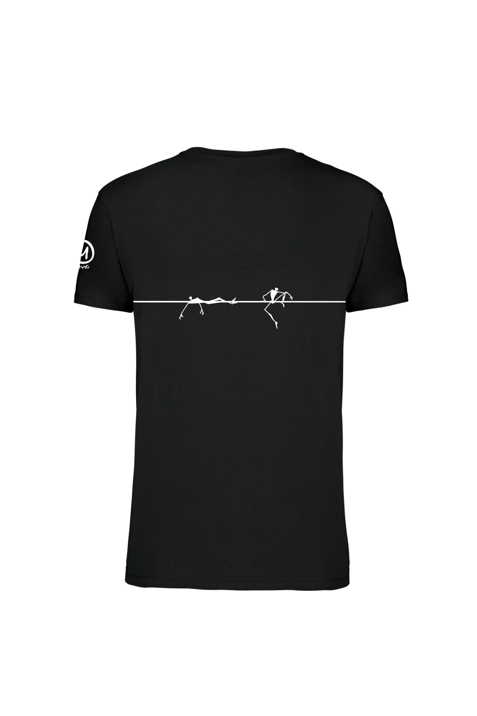 Men's Slackline t-shirt black HASH ORGANIC
