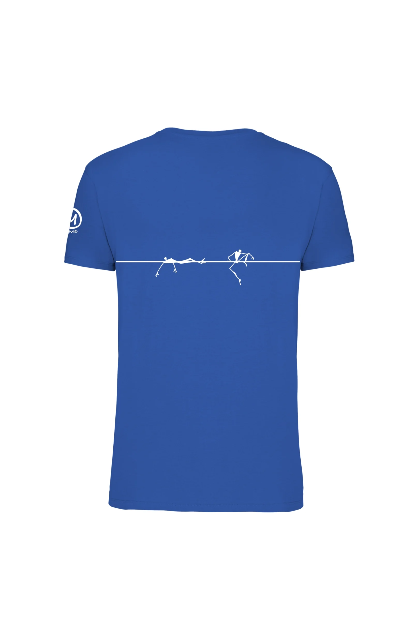 Men's Slackline t-shirt blue royal HASH ORGANIC