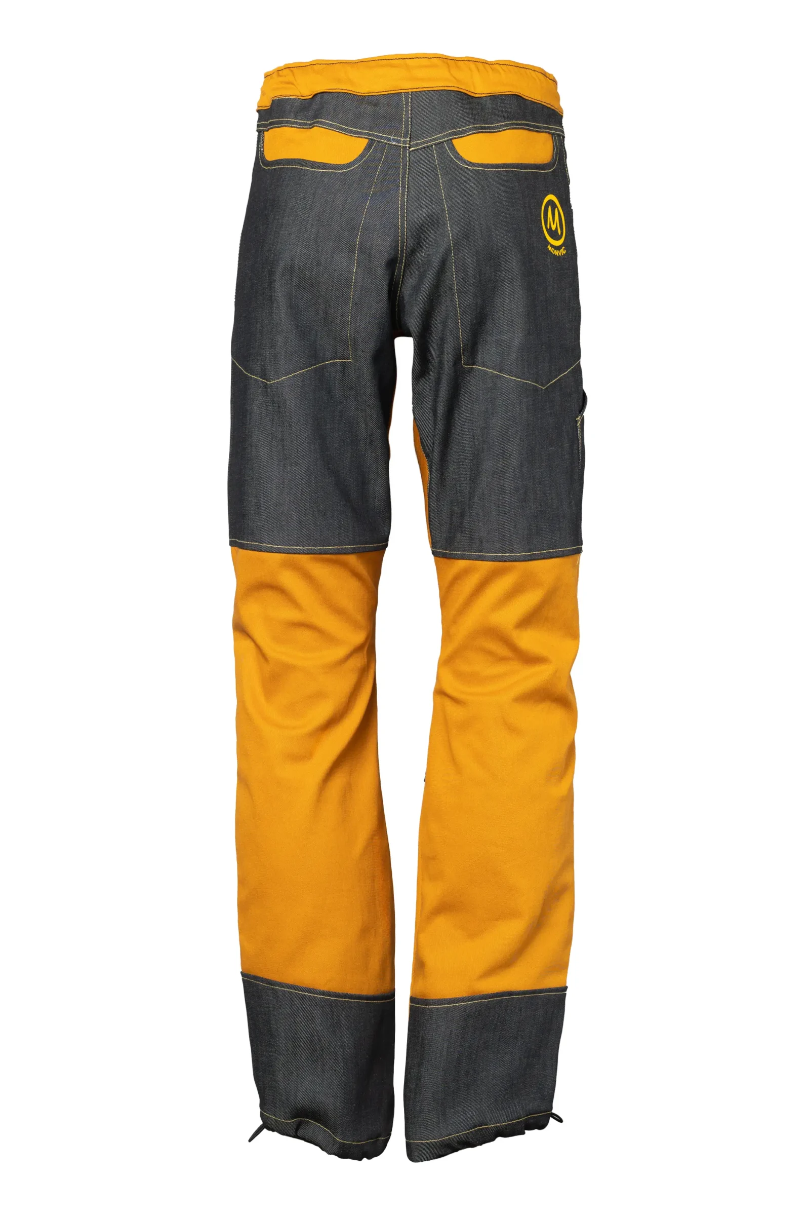 Pantalone arrampicata sportiva uomo con toppe in jeans - CLYDE PRO Monvic retro