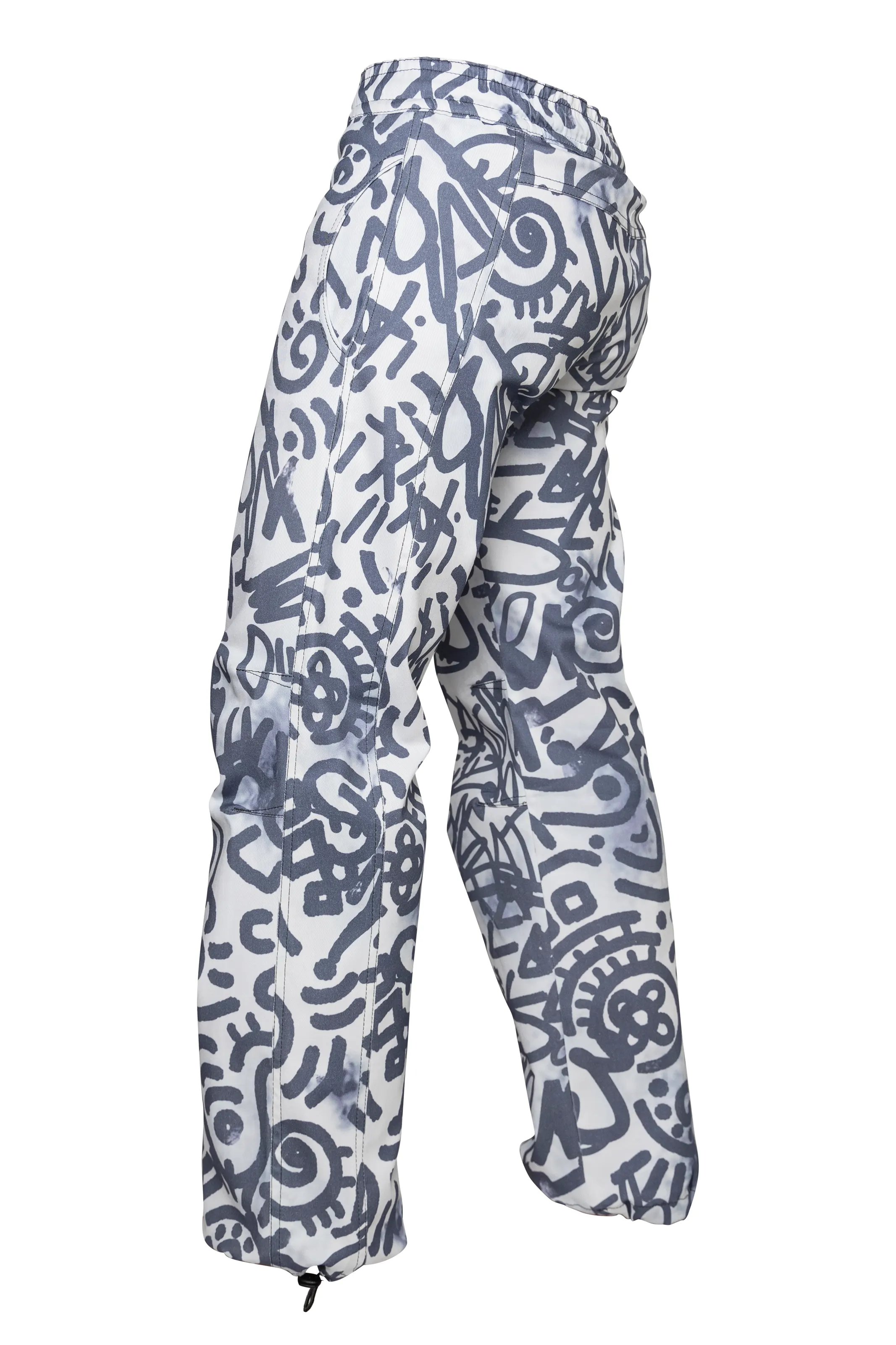 Women's climbing trousers - graffiti - VIOLET Monvic