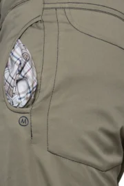 Men's climbing trousers - ultra stretch - beige - CLYDE MONVIC