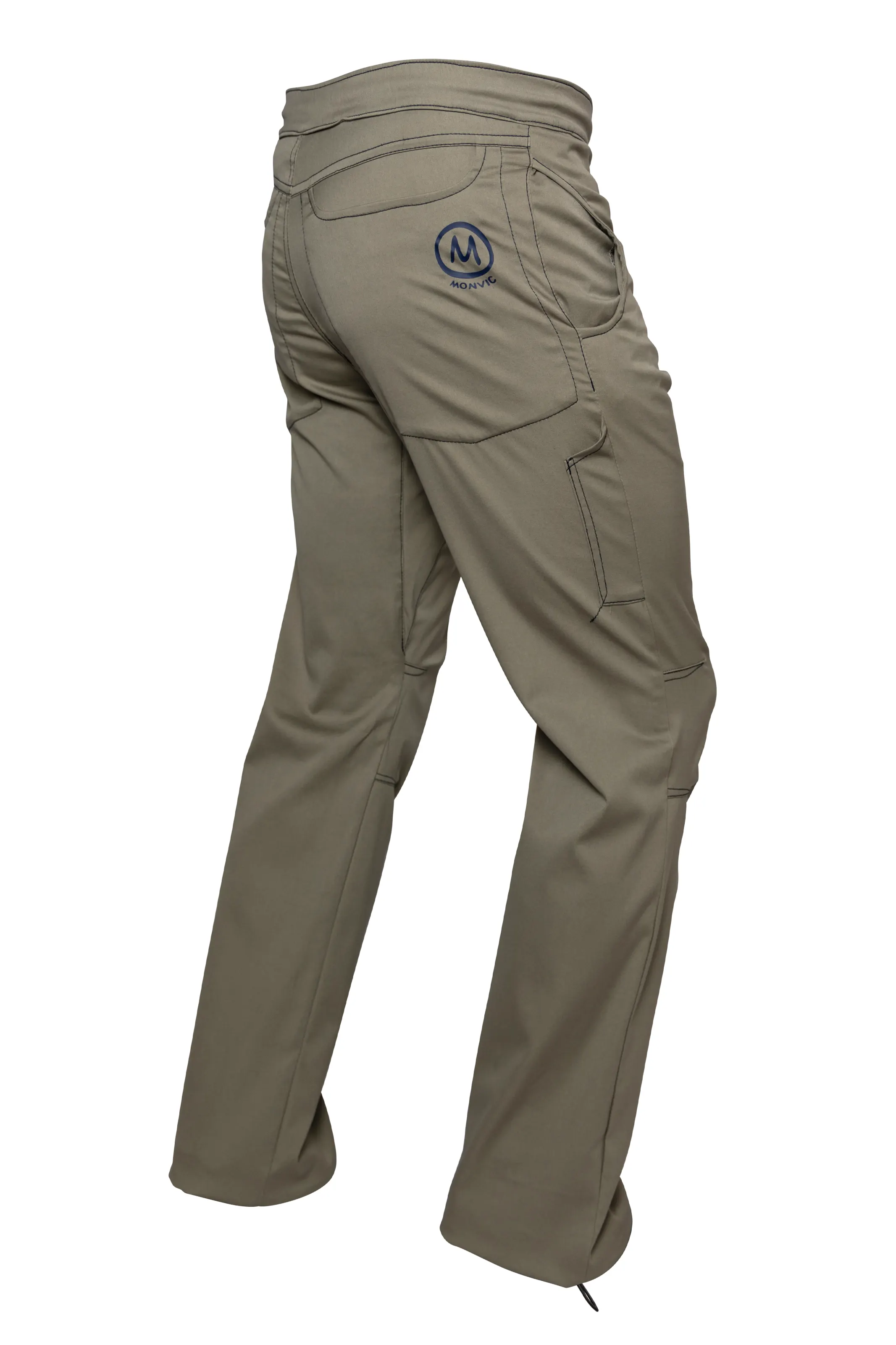 Pantalone arrampicata uomo - ultra elasticizzato - beige - CLYDE MONVIC