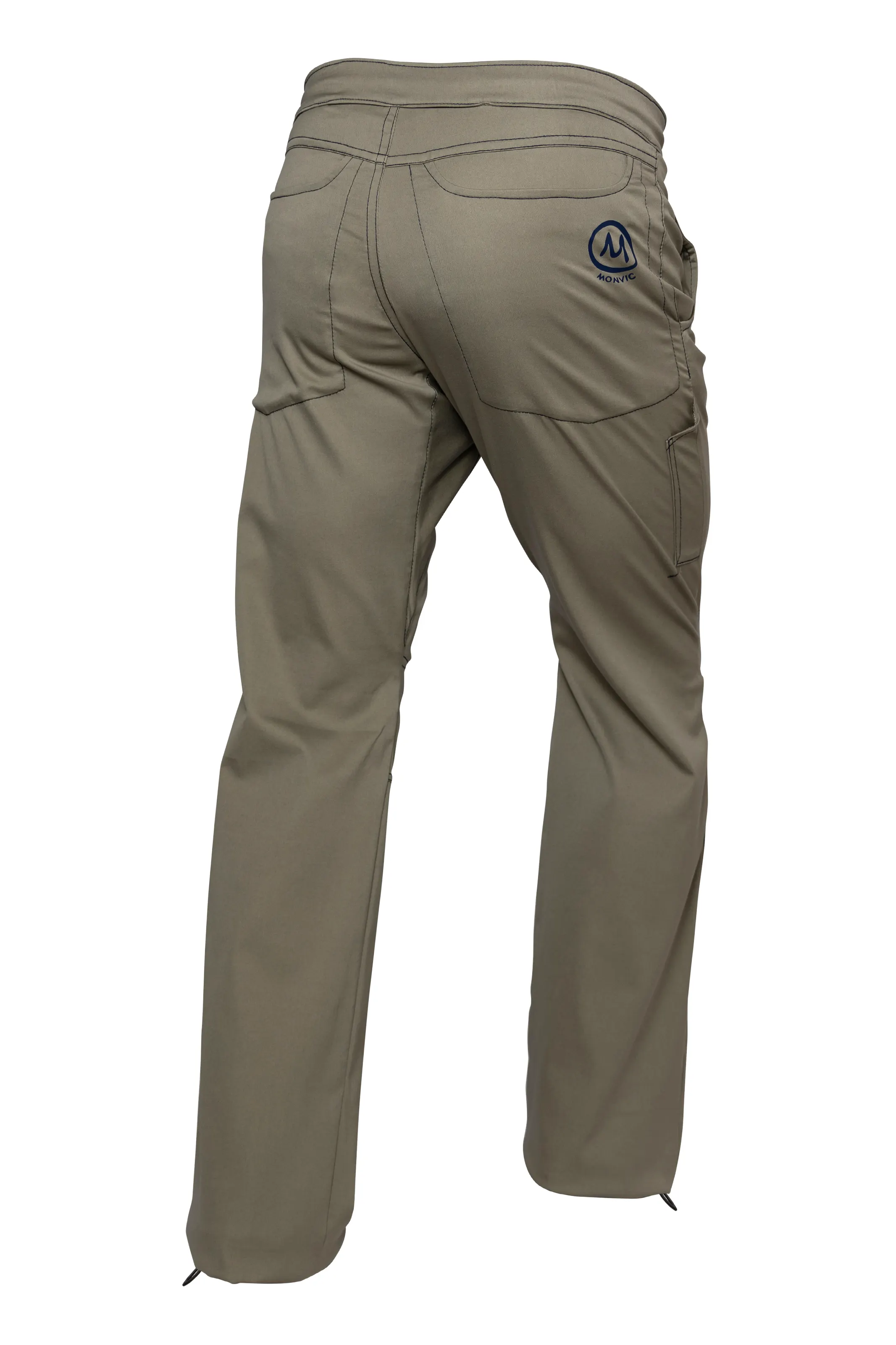 Pantalone arrampicata uomo - ultra elastico - beige - CLYDE MONVIC