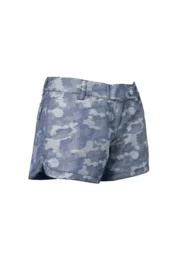 Short d'escalade femme bleu camouflage STEFFY MONVIC