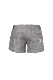 Women's brown linen shorts STEFFY MONVIC