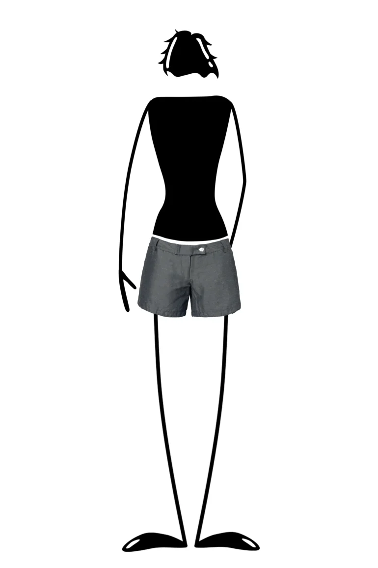 Women's climbing shorts - mélange carbon - STEFFY MONVIC
