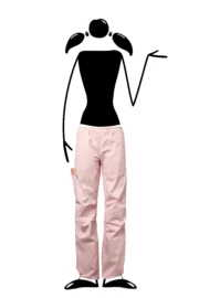 pantalone arrampicata sportiva donna VIOLET MONVIC cotone elasticizzato