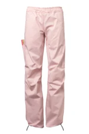 pantalone arrampicata sportiva donna - rosa chiaro VIOLET MONVIC cotone elasticizzato
