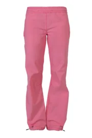 Women's climbing trousers - pink cotton - VIOLET Monvic