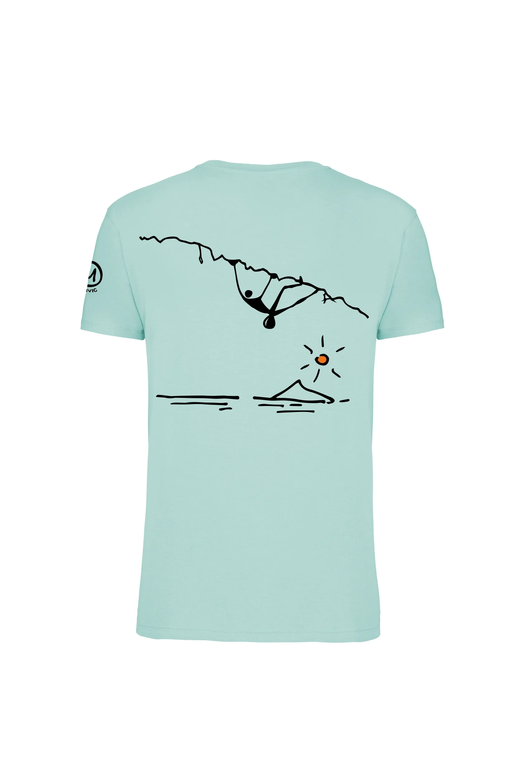 t-shirt arrampicata uomo - azzurro acqua GERRY MONVIC r t-shirt arrampicata uomo - azzurro acqua GERRY MONVIC r