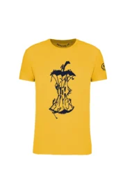 t-shirt arrampicata uomo - giallo APPLE - HASH MONVIC f