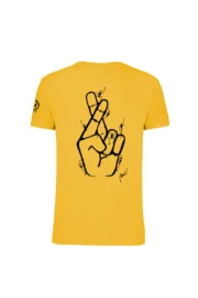 T-shirt d'escalade - Jaune - Monvic HASH ORGANIC