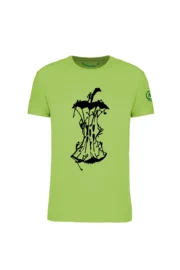 t-shirt arrampicata uomo - lime APPLE - HASH MONVIC f
