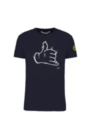 t-shirt arrampicata uomo - navy BELLA HASH MONVIC fronte
