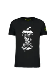t-shirt arrampicata uomo - nero APPLE - HASH MONVIC f