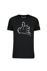 t-shirt arrampicata uomo - nero BELLA HASH MONVIC fronte