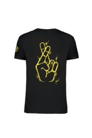 T-shirt d'escalade - Noir - Monvic HASH ORGANIC