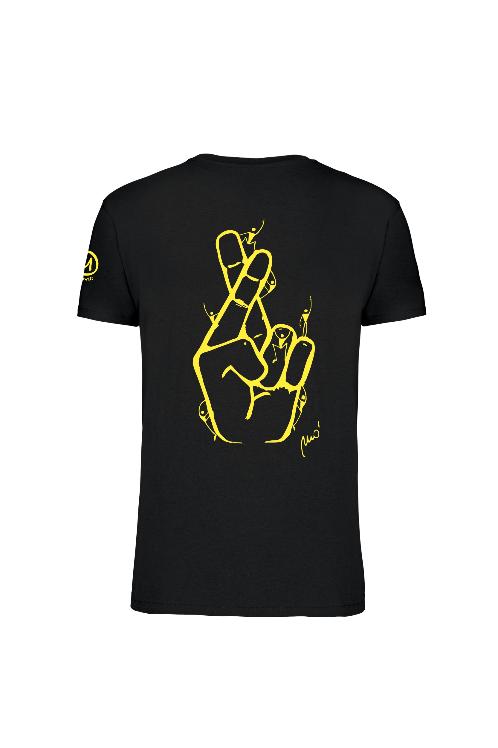 t-shirt arrampicata uomo- nero HOPE HASH MONVIC r
