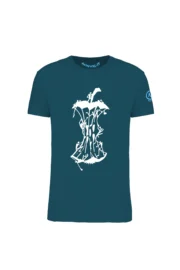 t-shirt arrampicata uomo - petrol APPLE - HASH MONVIC f