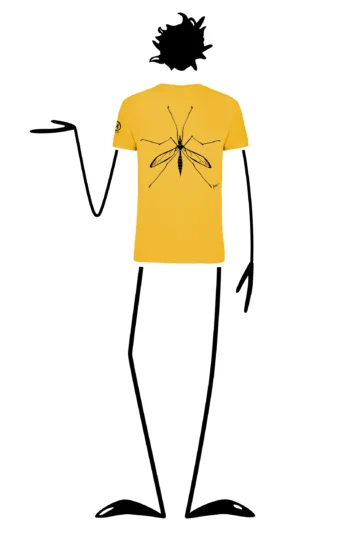 T-shirt arrampicata uomo giallo Zanza HASH Monvic