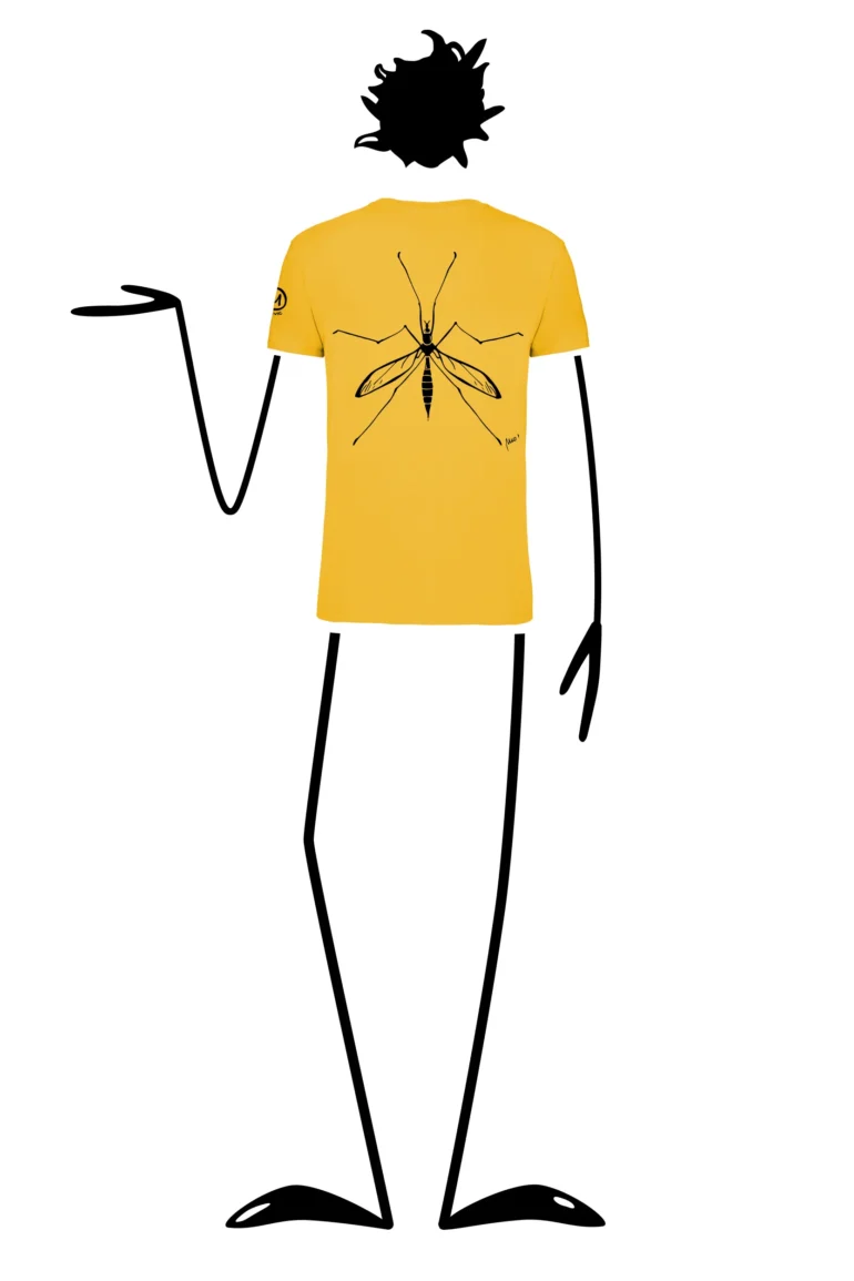 Mosquito yellow men's climbing t-shirt HASH-Monvic